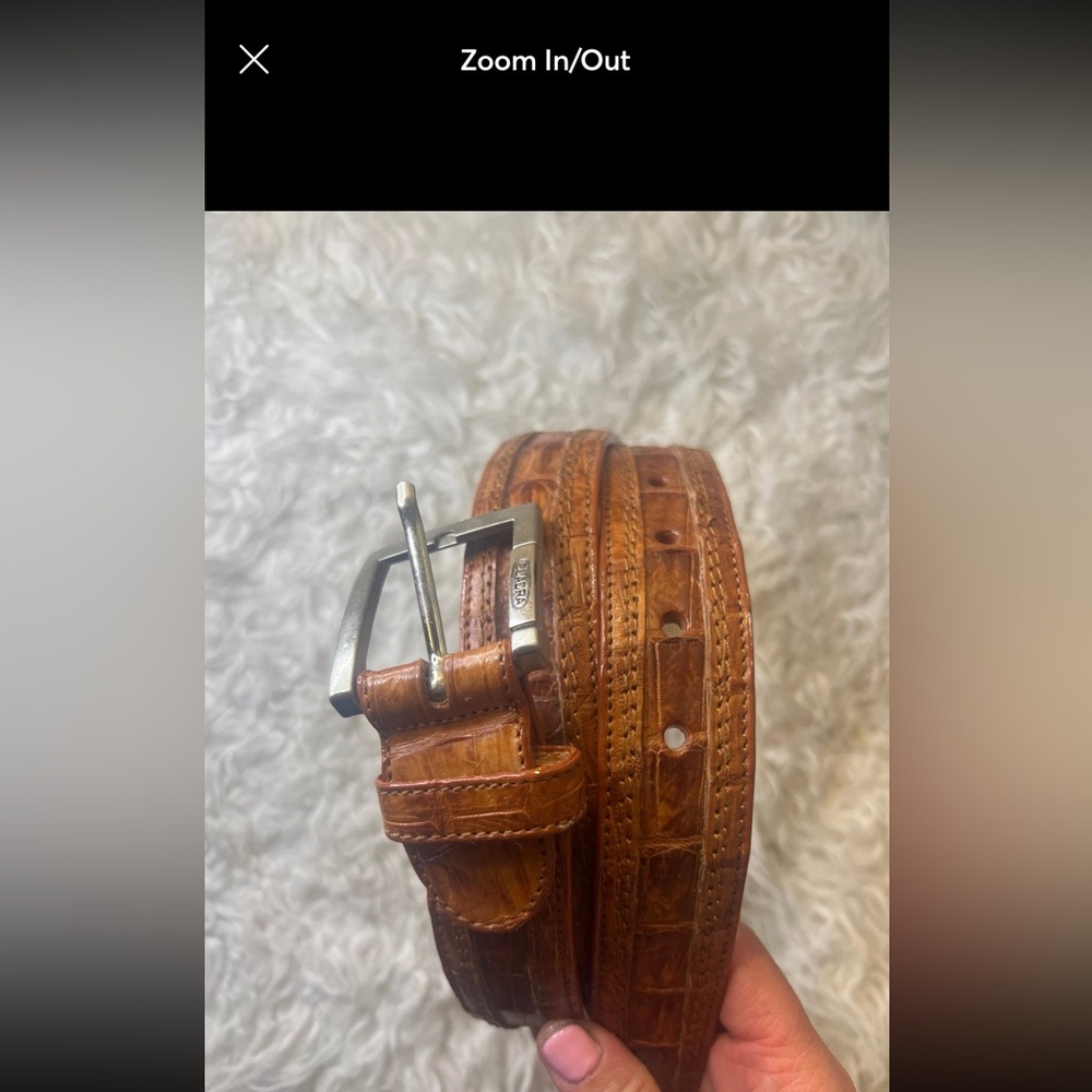 Cuadra Fuscus Skin genuine caiman Belt